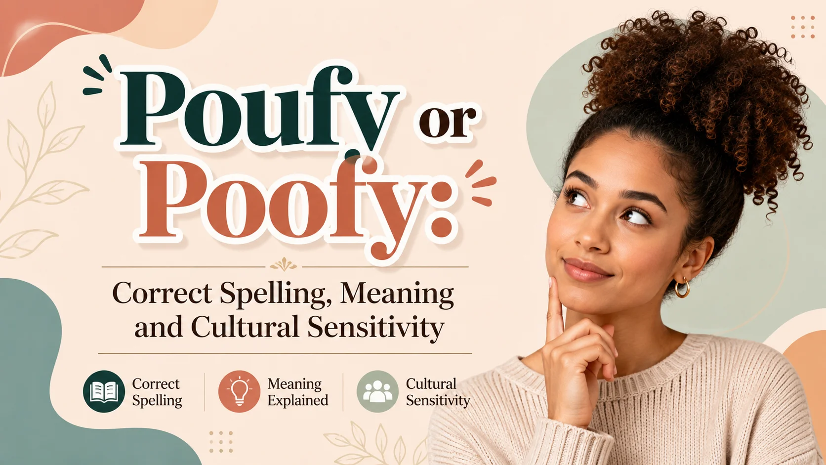 Poufy or Poofy Correct Spelling, Meaning and Cultural Sensitivity