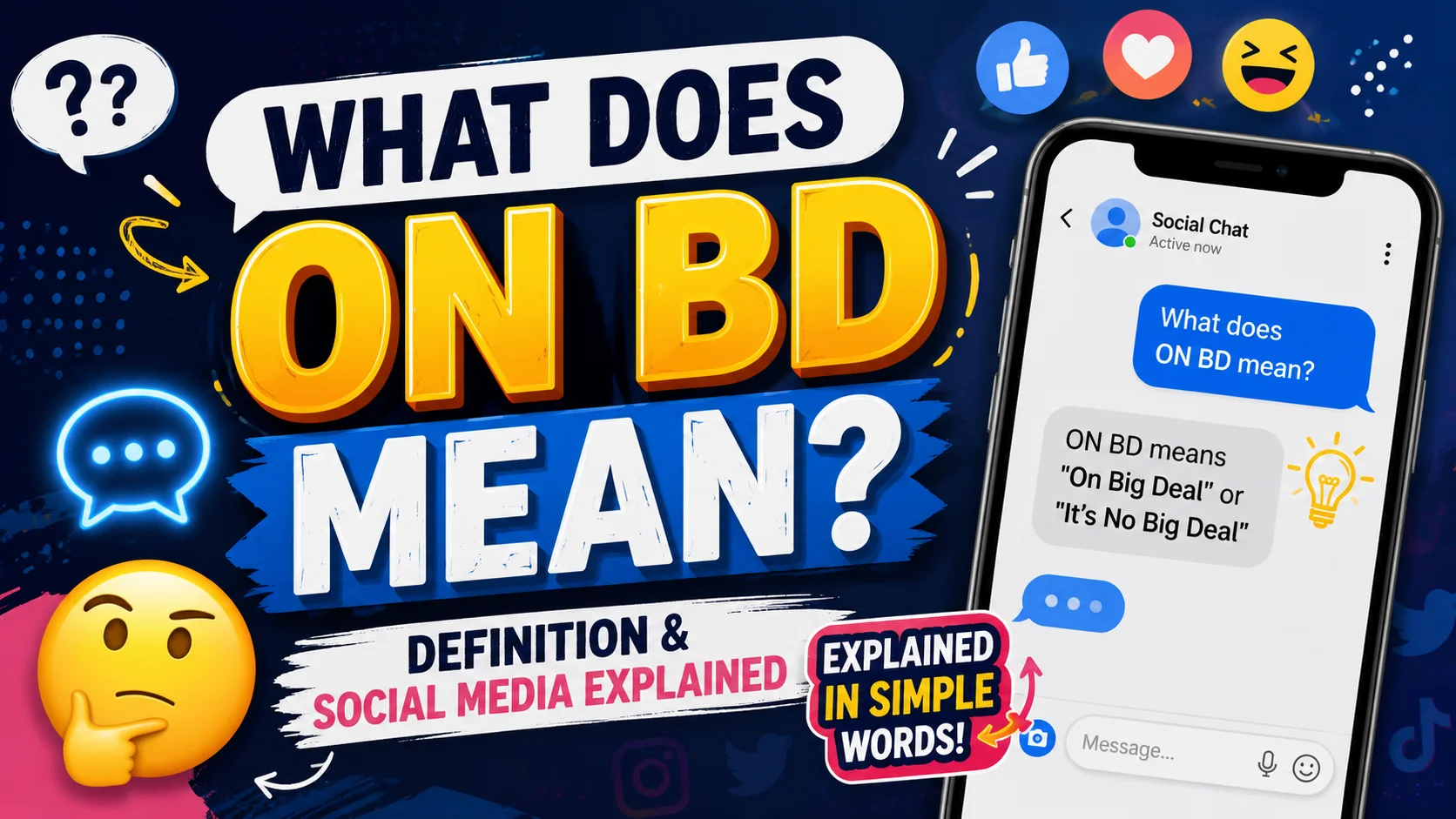 What Does ON BD Mean Definition & Social Media Explained