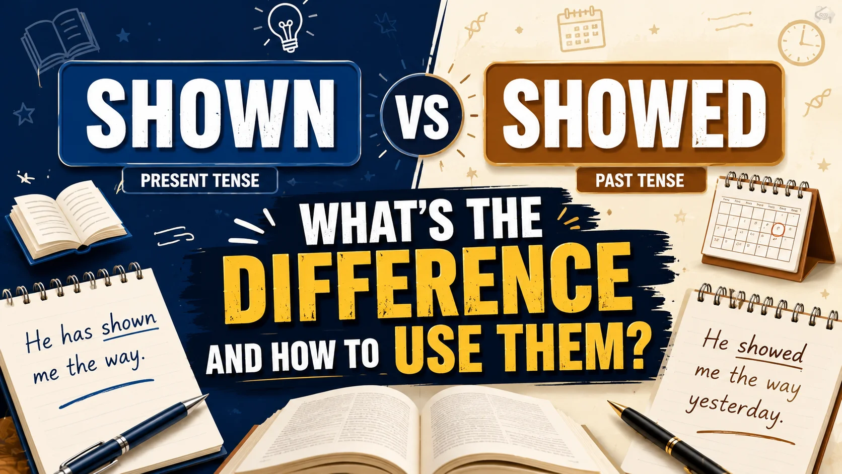Shown vs Showed What’s the Difference and How to Use Them