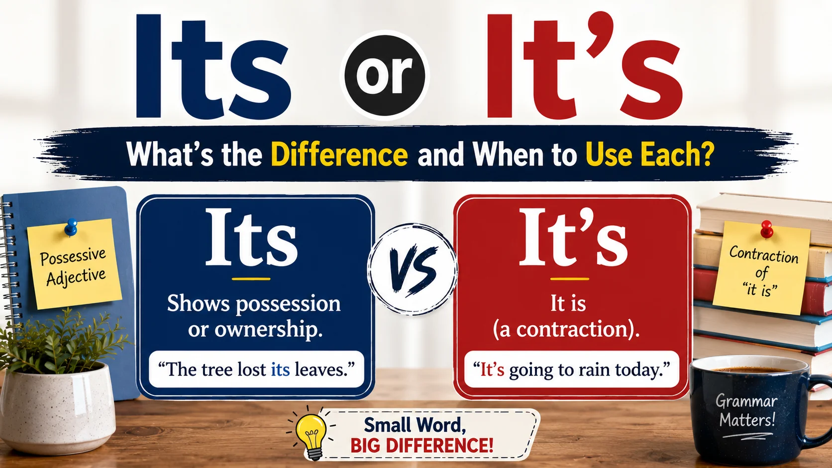 Its or It's What’s the Difference and When to Use Each