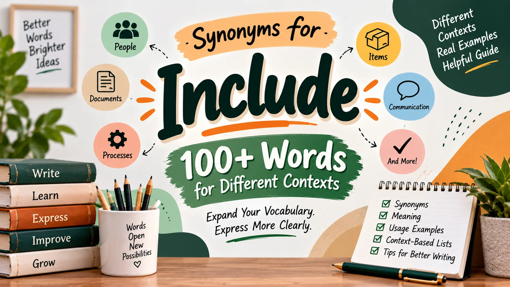 Synonyms for Include 100+ Words for Different Contexts