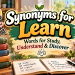 Synonyms for Learn Words for Study, Understand & Discover