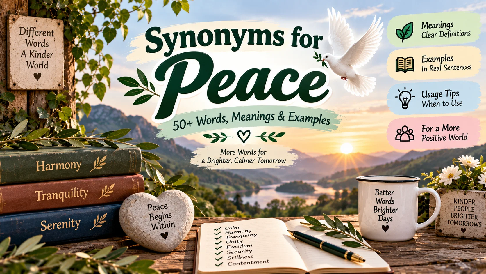 Synonyms for Peace 50+ Words, Meanings & Examples 🕊️