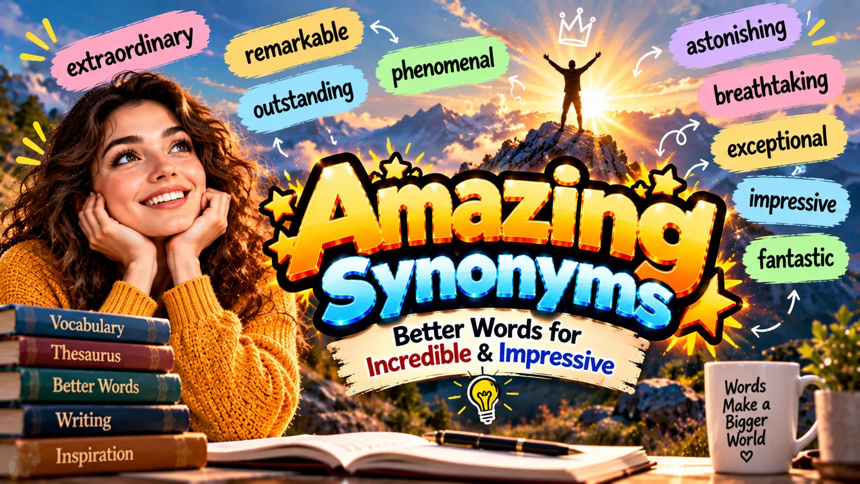 Amazing Synonyms: Better Words for Incredible & Impressive
