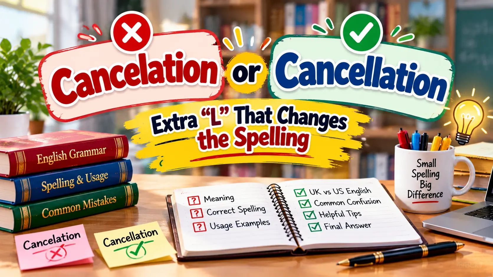 Cancelation or Cancellation? Extra “L” That Changes the Spelling