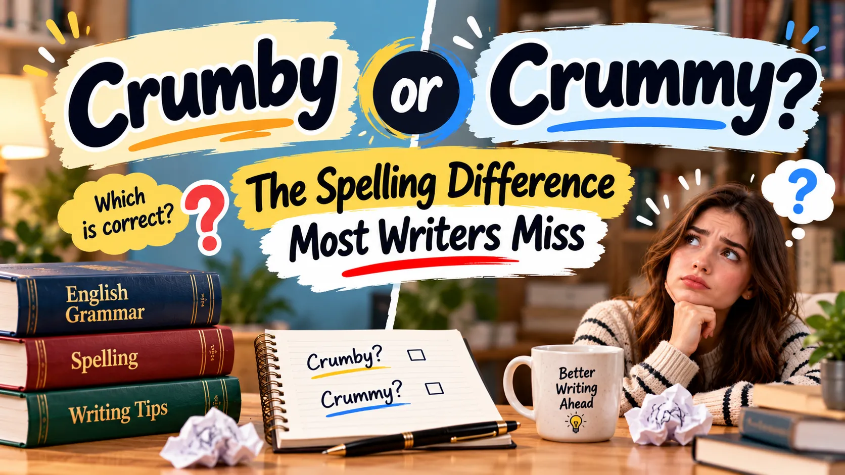 Crumby or Crummy? The Spelling Difference Most Writers Miss