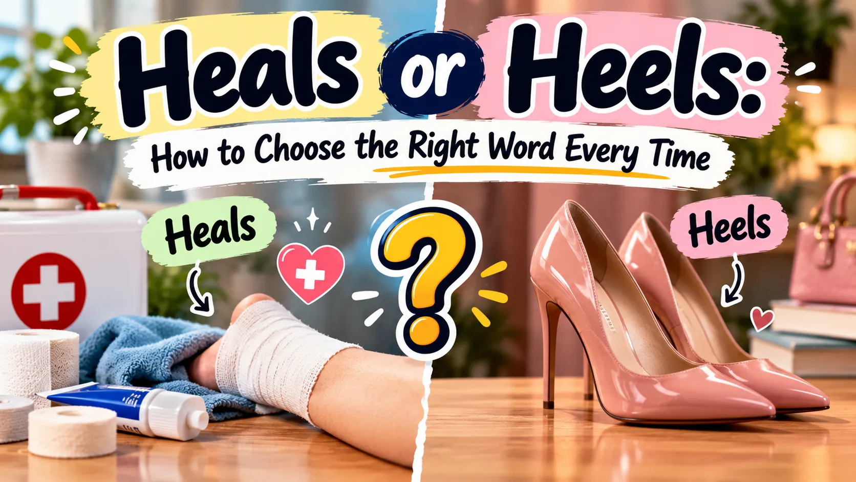 Heals or Heels: How to Choose the Right Word Every Time