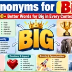 Synonyms for Big: 100+ Better Words for Big in Every Context
