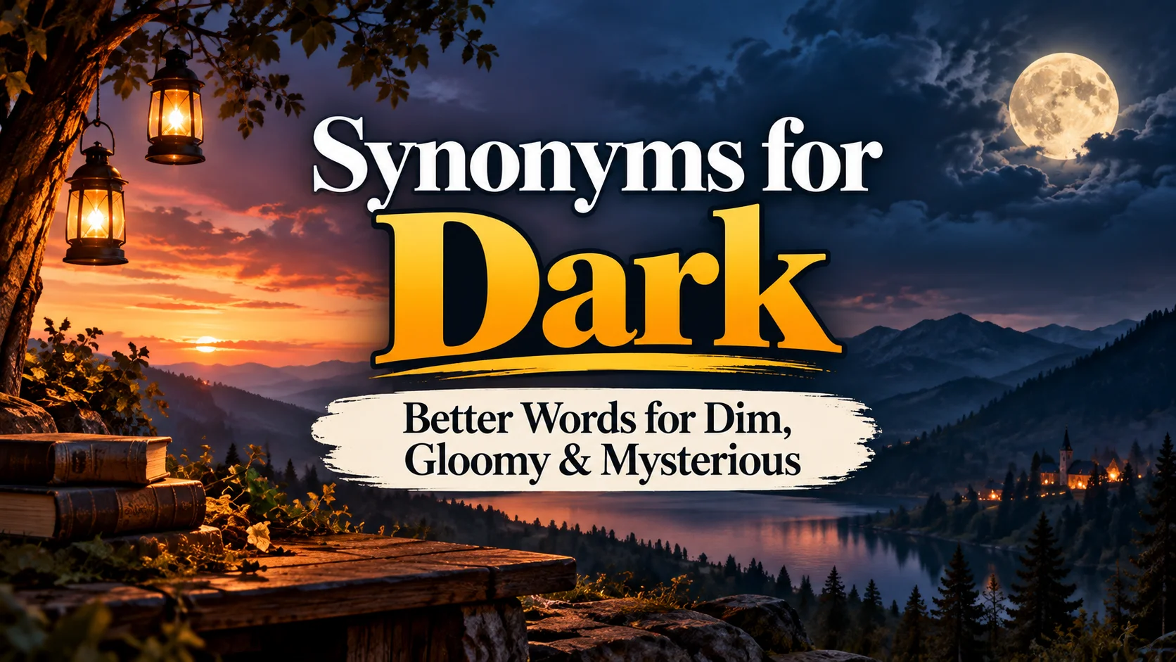 Synonyms for Dark Better Words for Dim, Gloomy & Mysterious